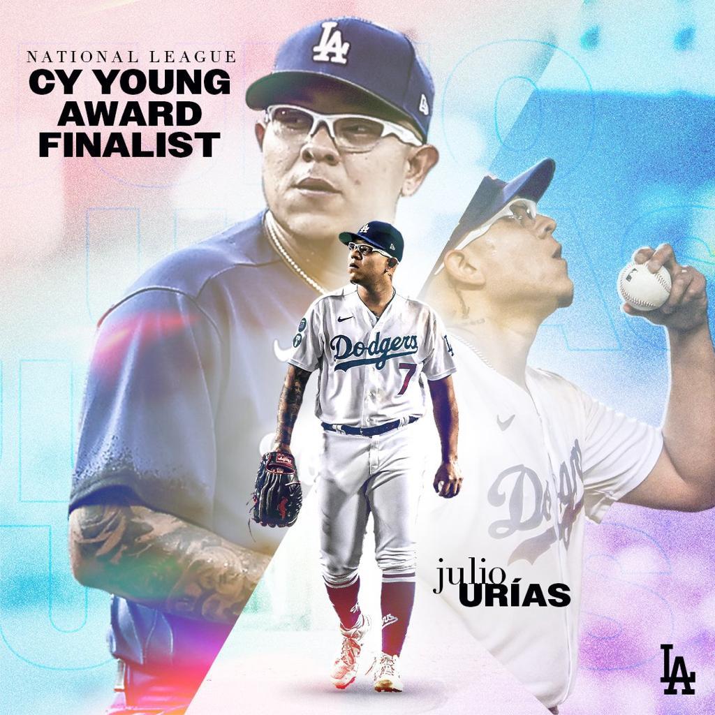 Julio Urías va por el Cy Young de la Liga Nacional