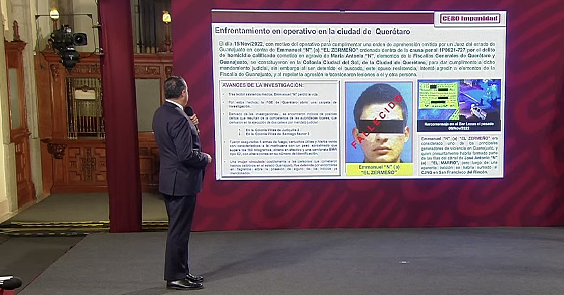 Abaten al ‘Zermeño’ jefe de plaza del CJNG en Guanajuato y presunto autor de la masacre en Apaseo el Alto