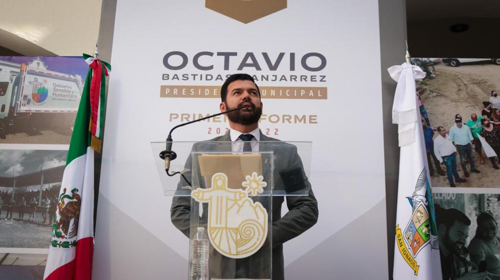 Se compromete Octavio Bastidas a ofrecer a los sanignacenses un Gobierno sensible y humano: en su primer informe