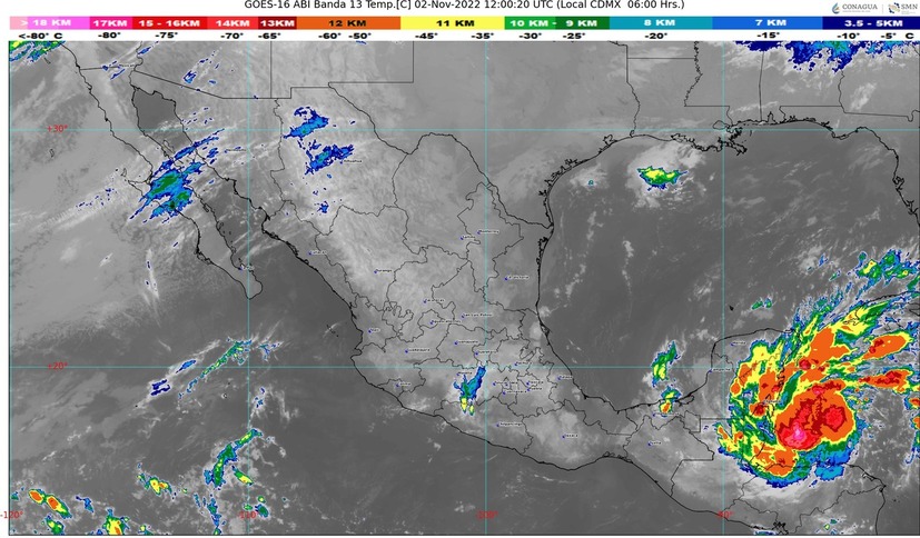 El frente frío No 7 hoy ingresará a México; Sinaloa amanece a 16 grados en cuatro municipios