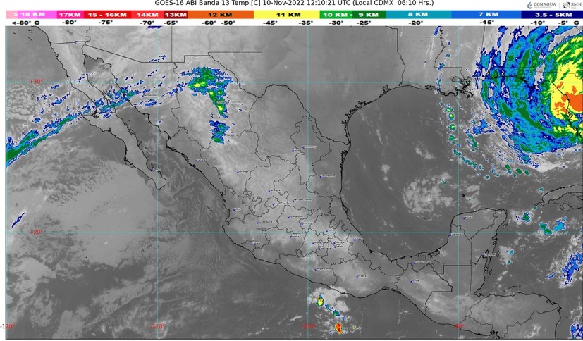 Amanece templado Sinaloa pese a la presencia del frente frío No 8; Choix registra la temperatura más baja con 16