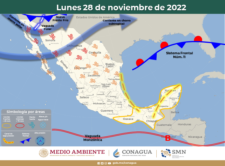 Guasave, Salvador Alvarado y Angostura amanecen a 8 grados; ya se aproxima el próximo frente frío