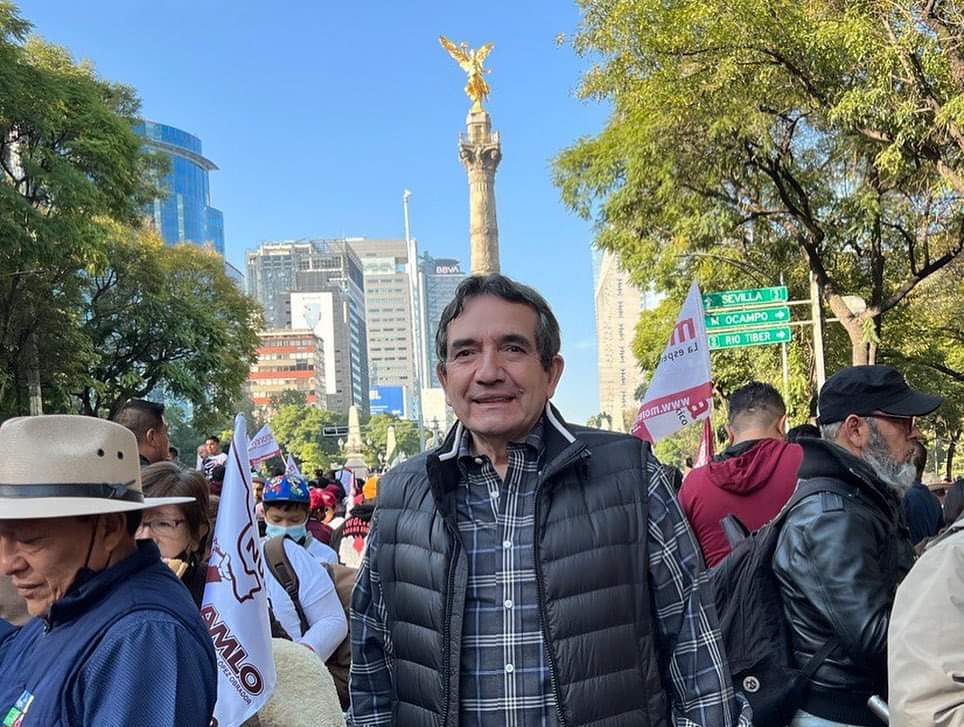 Se suma Héctor Melesio Cuén a la ‘marcha del pueblo’, con López Obrador