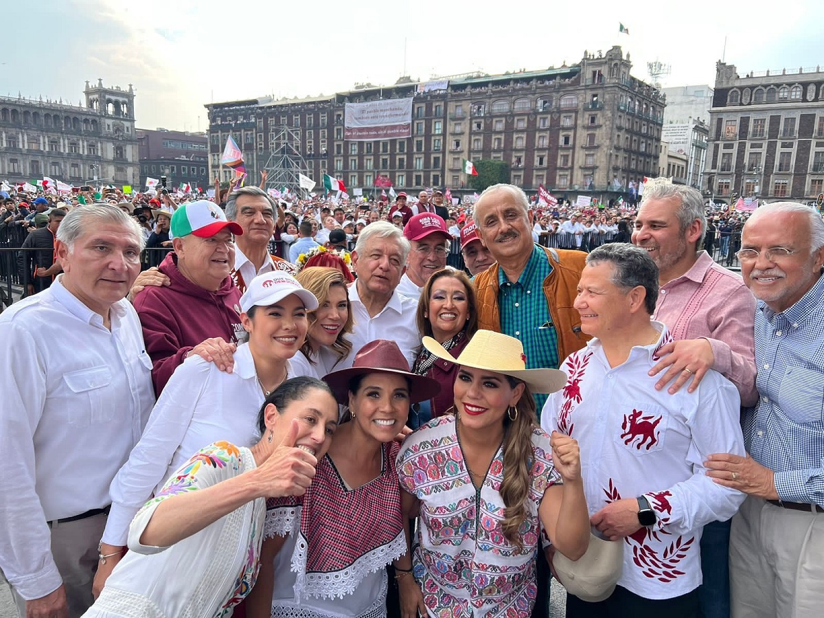 ‘Estamos en pie de lucha apoyando a nuestro presidente’: Rocha Moya desde la CDMX