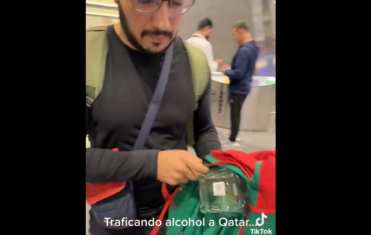 Mexicanos logran introducir alcohol en Qatar y lo presumen en redes sociales