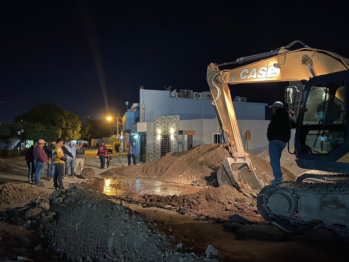 Inicia la reposición del segundo tramo del colector de la avenida Joaquín Escobar en Mazatlán
