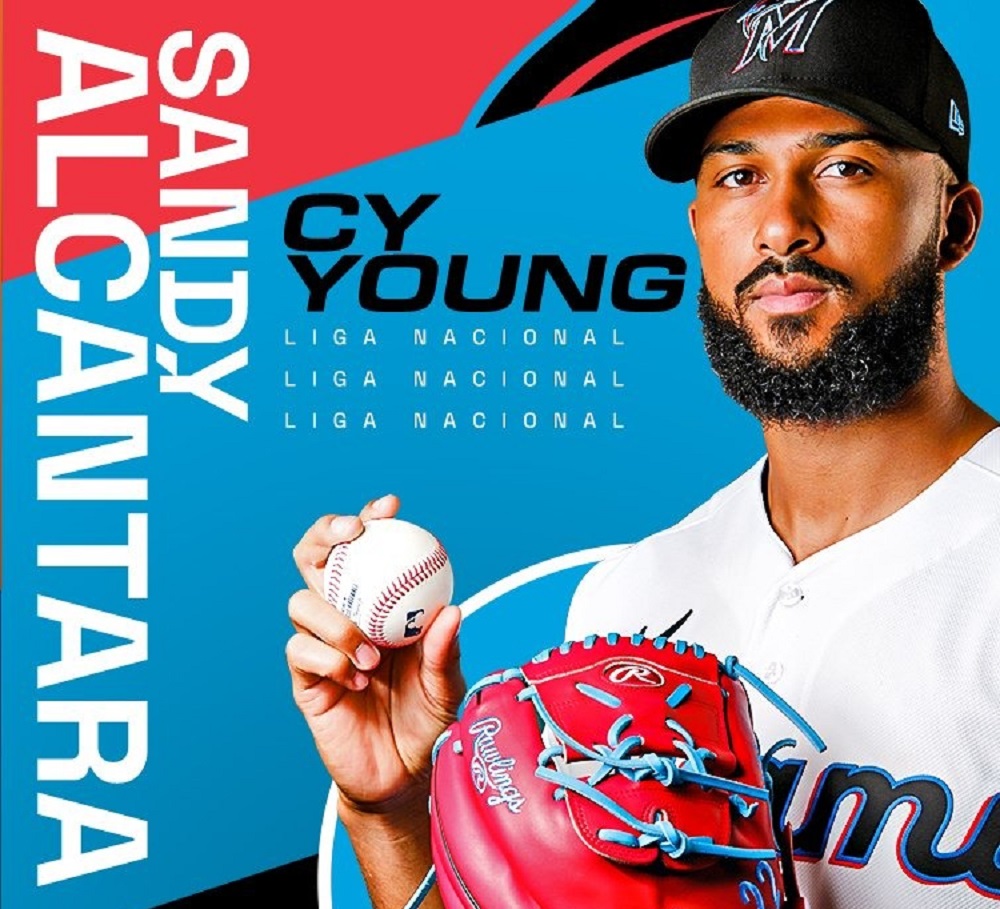 Sandy Alcantara se lleva el Cy Young de la Liga Nacional