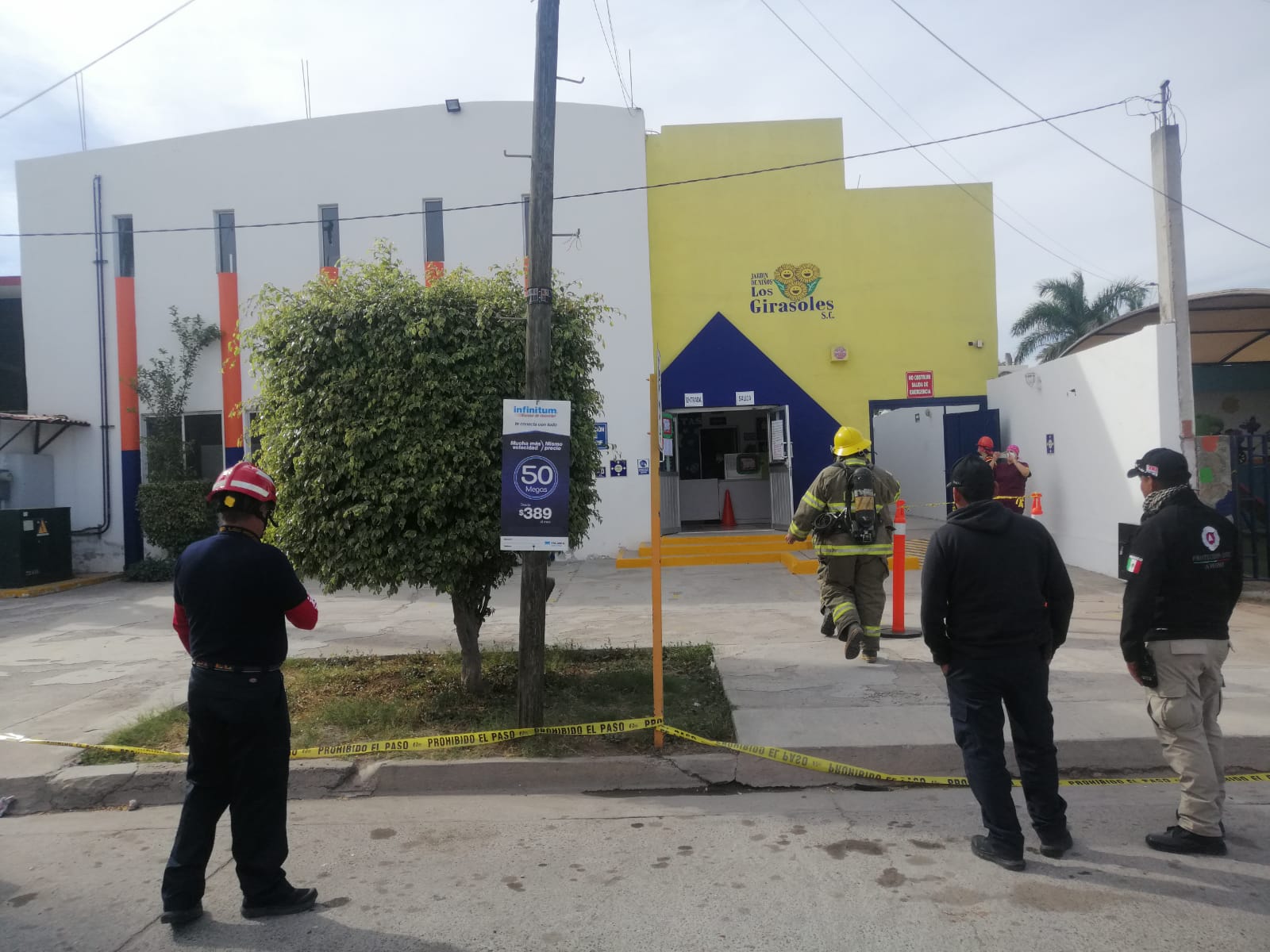 En Los Mochis; realizan simulacro en jardín de niños Los Girasoles