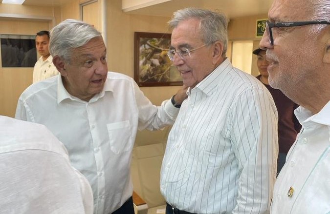 Rocha y AMLO ya están en San Blas; comienza la gira del presidente para este fin de semana