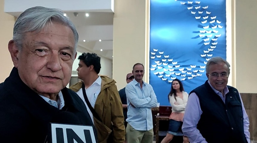 ‘Ya estamos avecindados aquí’: AMLO ya llegó a dormir a Mazatlán, mañana supervisa las presas
