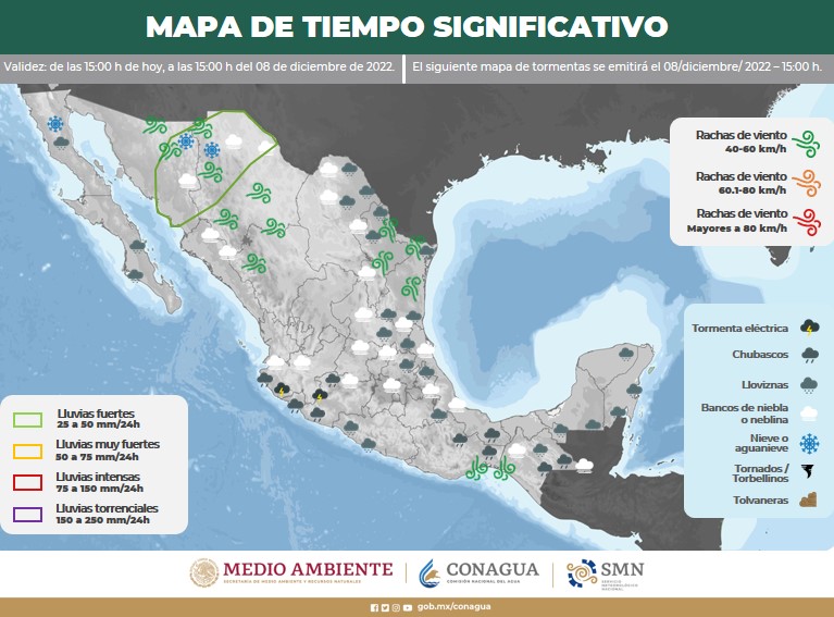 Ya se encuentra listo el frente frío No 14 para ingresar al país; Mocorito y Culiacán amanecen a 16 grados