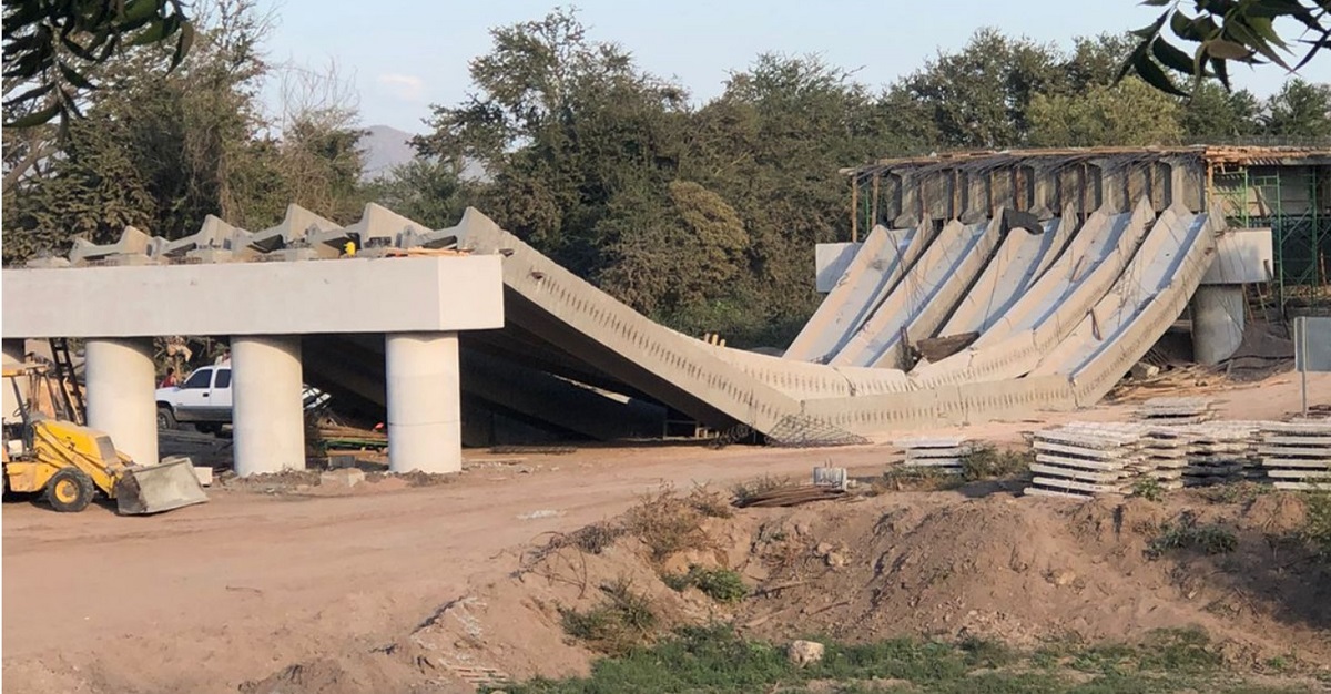Considera CMIC pérdida de 3.5 millones de pesos por accidente en el puente El Quelite