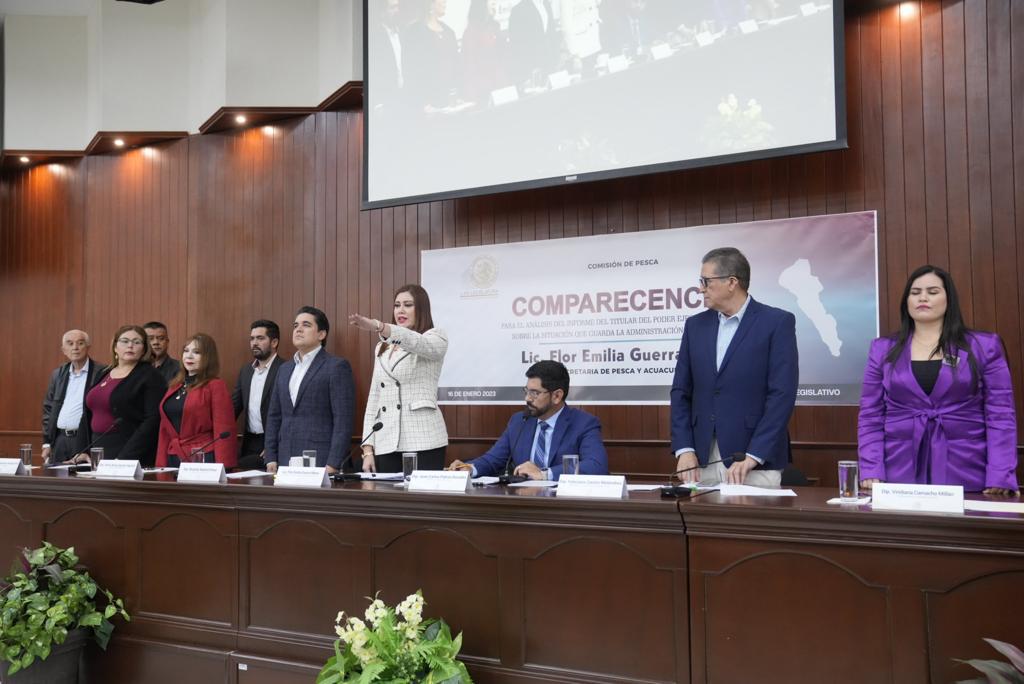 “Estoy comprometida en apoyar a las y los pescadores de Sinaloa”: Comparece ante Congreso titular de Pesca y Acuacultura