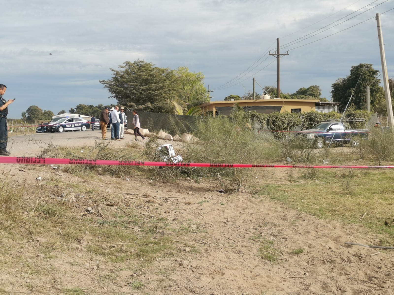 Adulto mayor pierde la vida luego de ser atropellado por una camioneta en el ejido Macapule, Ahome