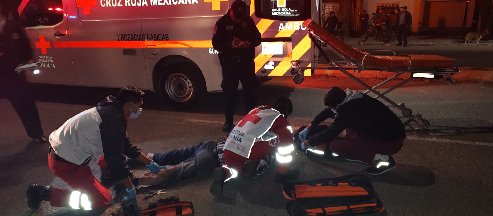 Adulto salió lesionado al ser atropellado por un vehículo en El Caimanero, Guasave