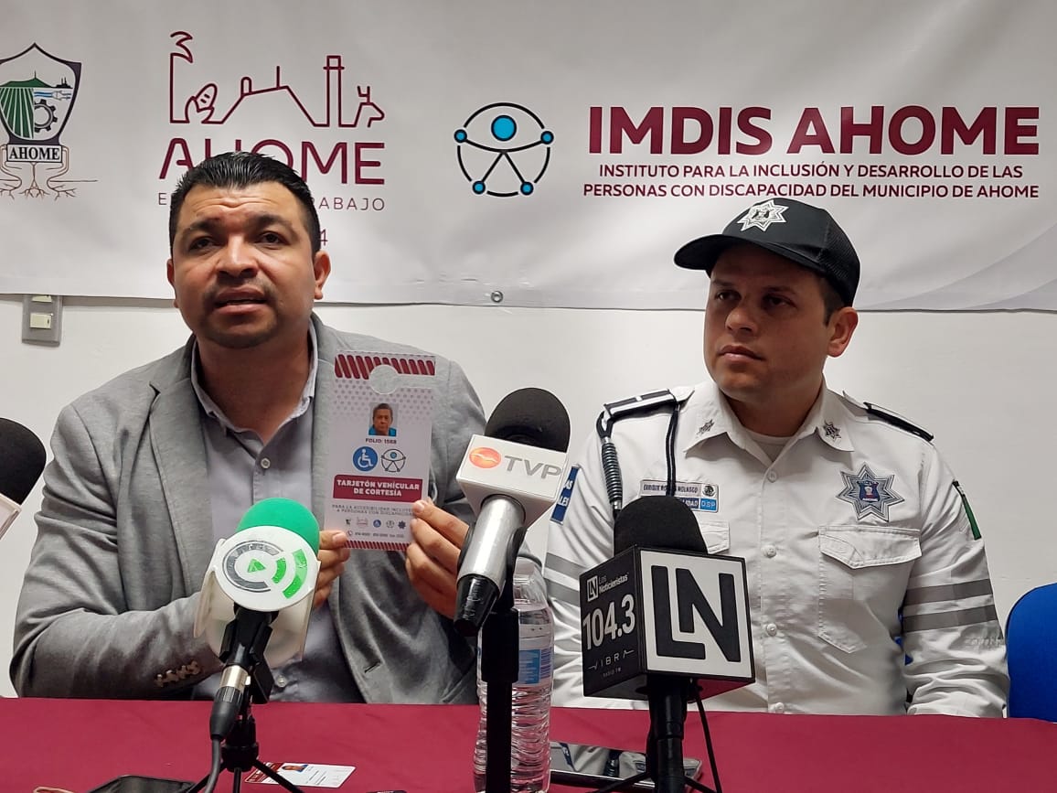 ¡Cero tolerancia! En Ahome serán multados quienes se estacionen en áreas azules sin portar el tarjetón de discapacidad