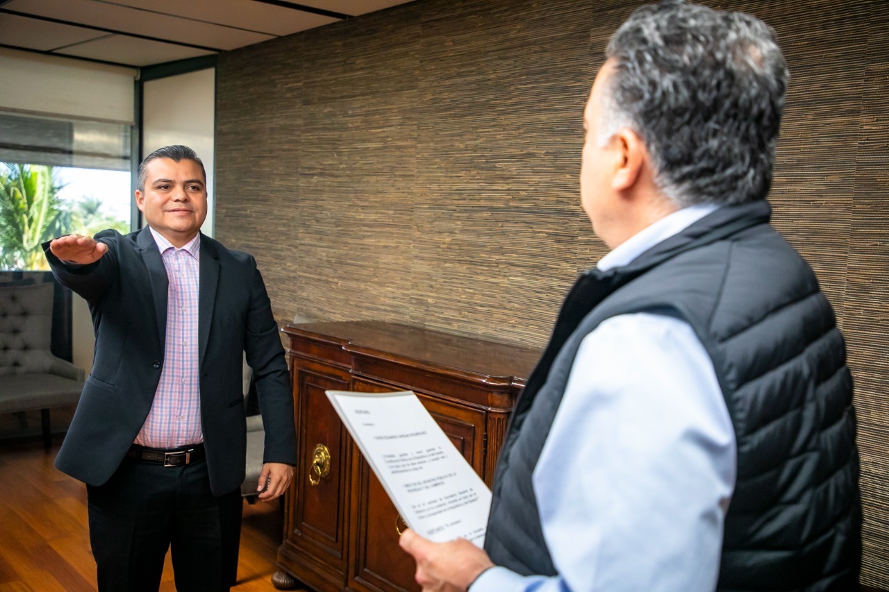Rinde protesta nuevo director del Registro Público de la Propiedad y del Comercio