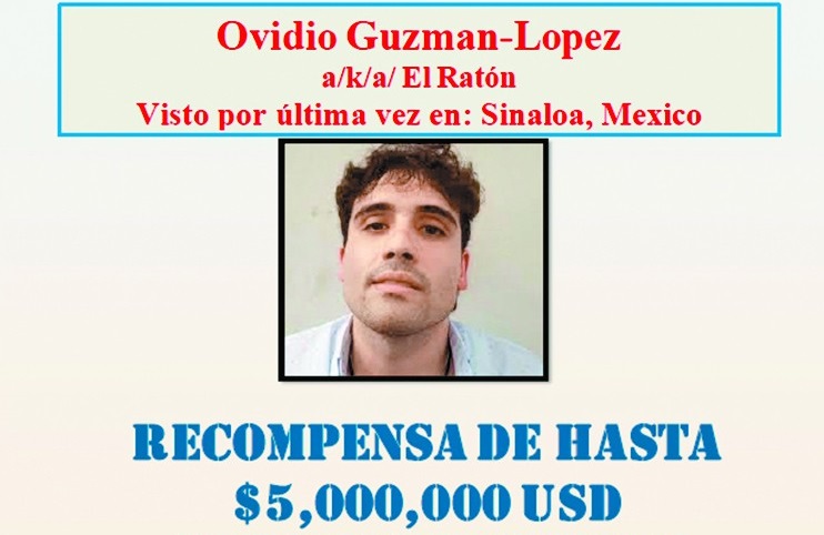 Estos son los cargos por los que Estados Unidos requiere a Ovidio Guzmán a.k.a ‘El Ratón’