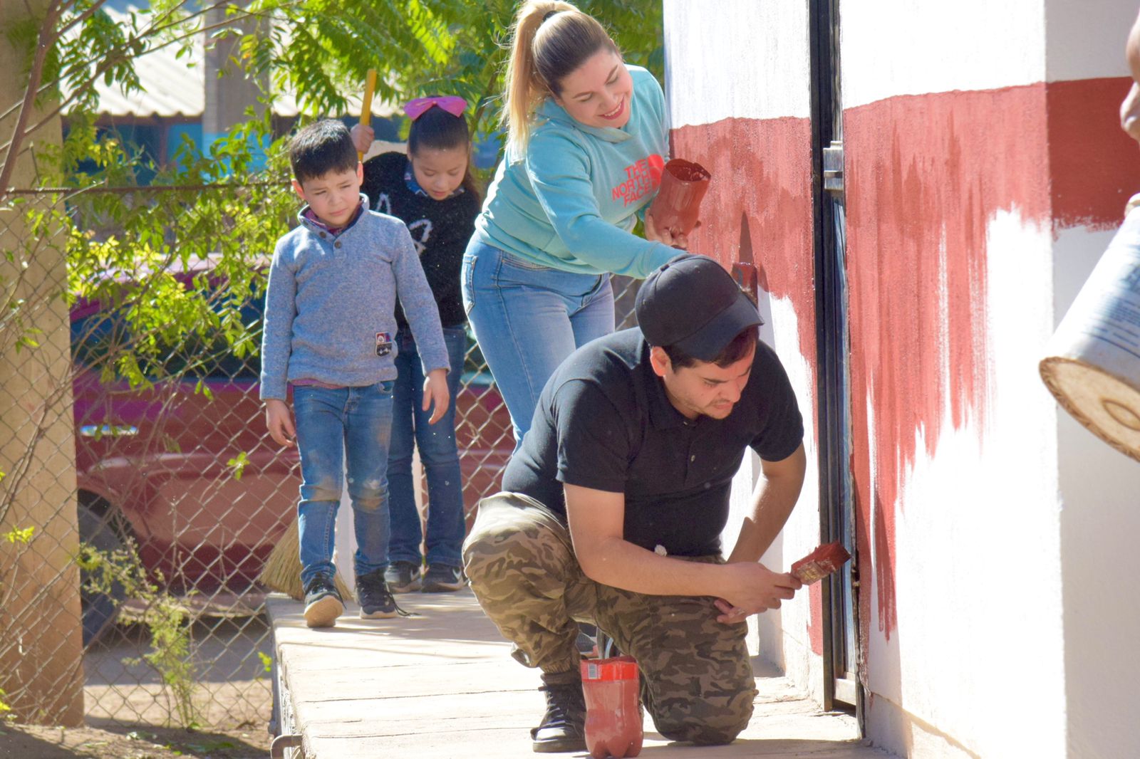 Gobierno de El Fuerte rehabilitó escuela secundaria José López Portillo de Chinobampo