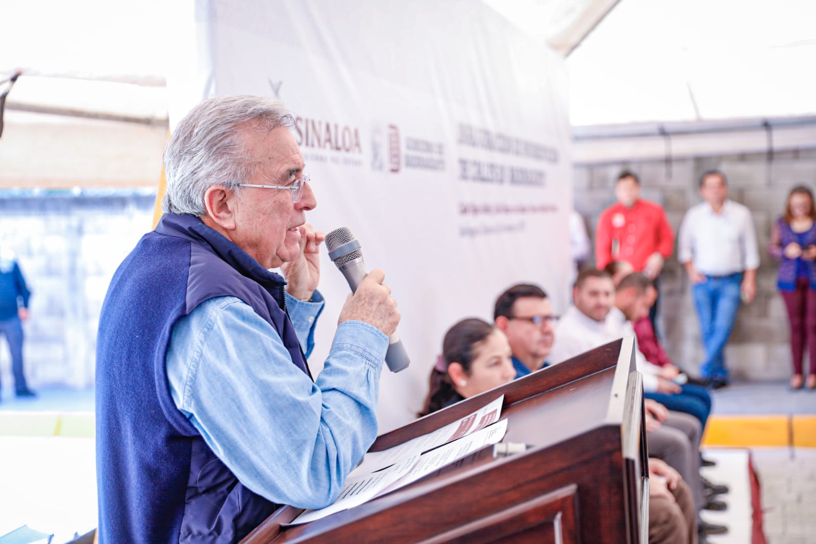 Inaugura Rocha Moya cuatro obras en Badiraguato, se han invertido alrededor de 60 millones de pesos