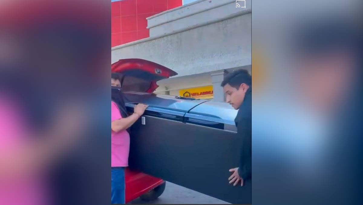 Viral: ¿Se les hizo llevarse el refri a los del matiz? Esto se dice de los saqueadores del nuevo Culiacanazo