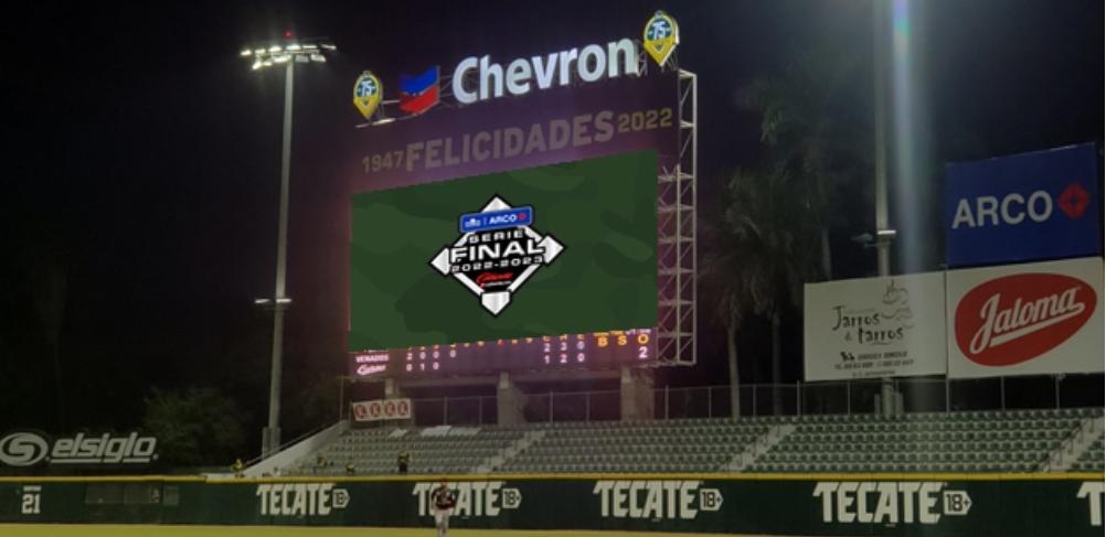 Los juegos de visita de los Cañeros, se verán en la pantalla gigante del Chevron Park