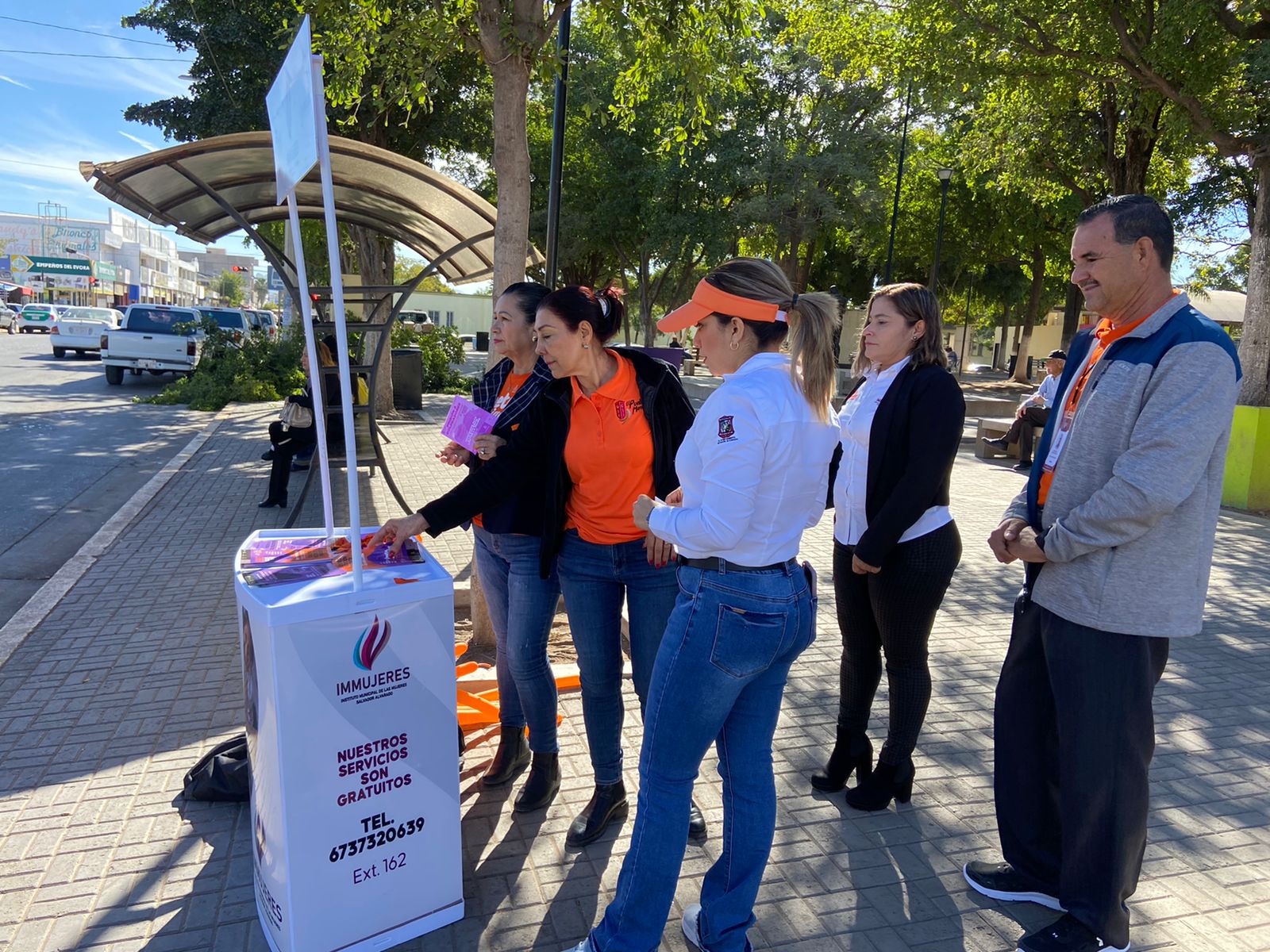 Realizan el primer Día Naranja del 2023; van 5 casos de violencia contra las mujeres en lo que va del año