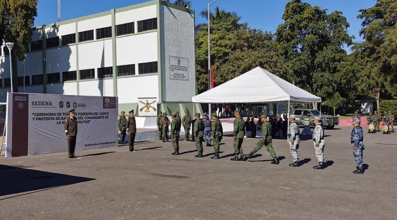 Rinde protesta el General Alfredo Salgado Vargas como comandante de la Novena Zona Militar