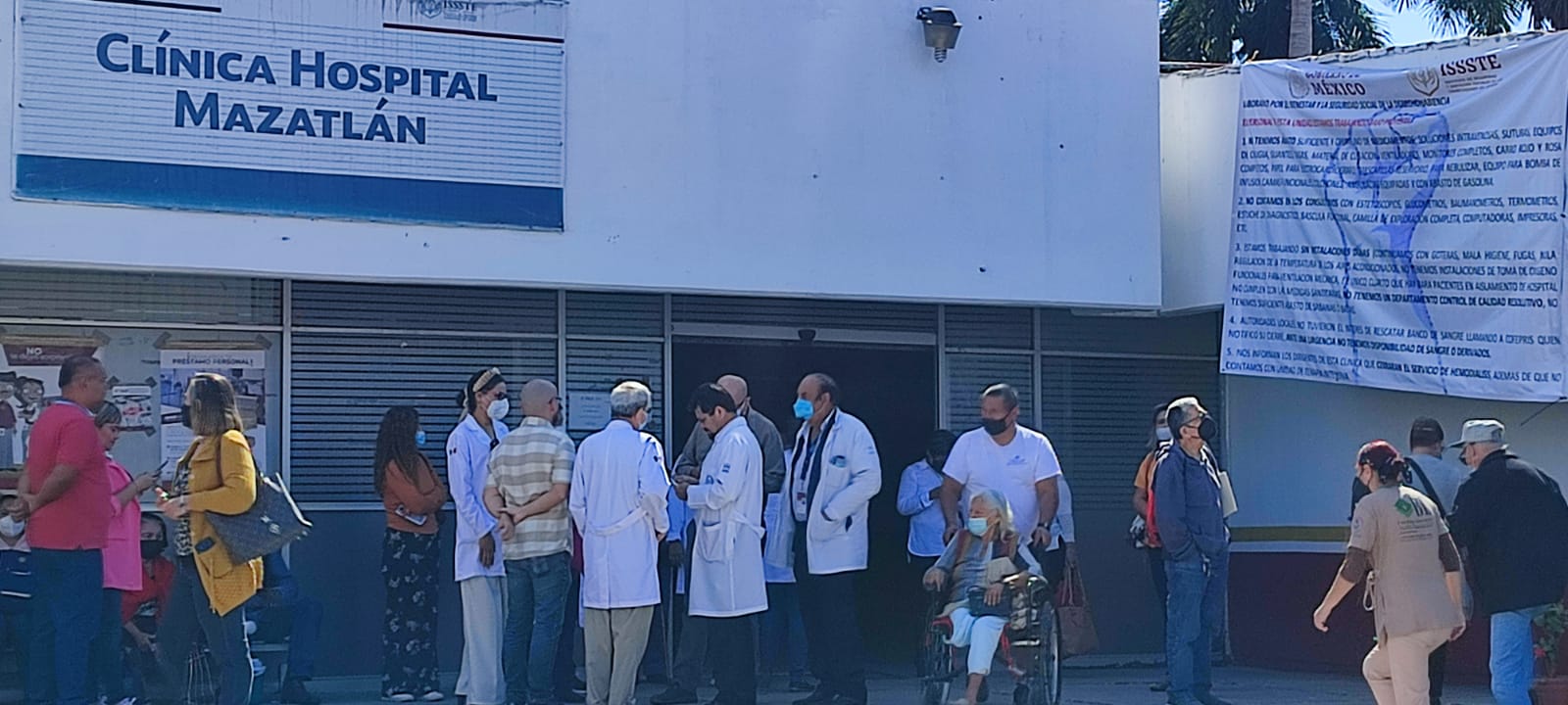 ‘Truenan’ en el Issste Mazatlán; carecen de equipo, medicamentos y temen riesgos a pacientes