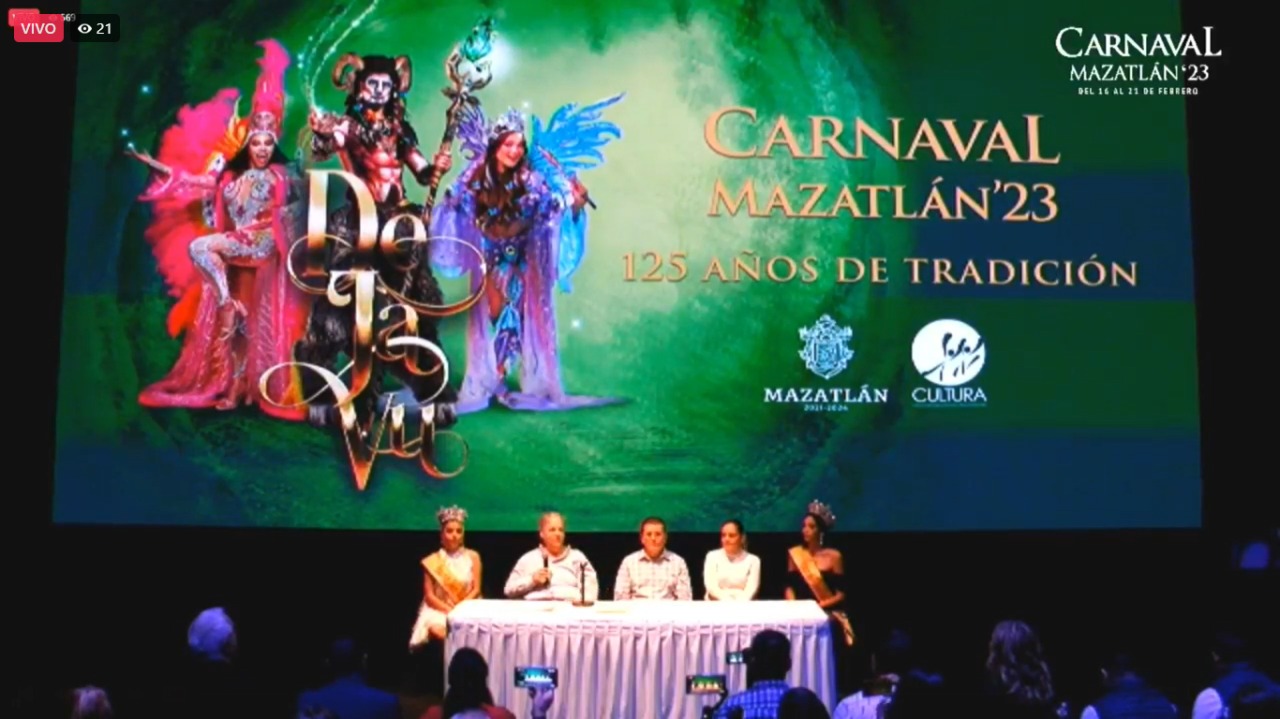 Dan a conocer el calendario para las principales actividades del Carnaval de Mazatlán 2023