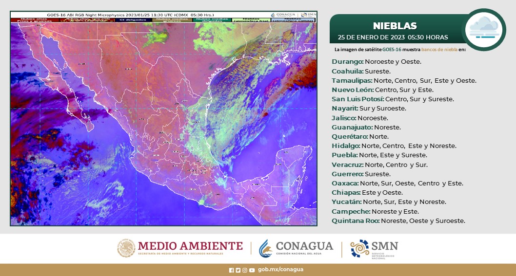 Salvador Alvarado marca la pauta de la temperatura más baja hoy con 6 grados; durante el día se espera ‘calorcito’