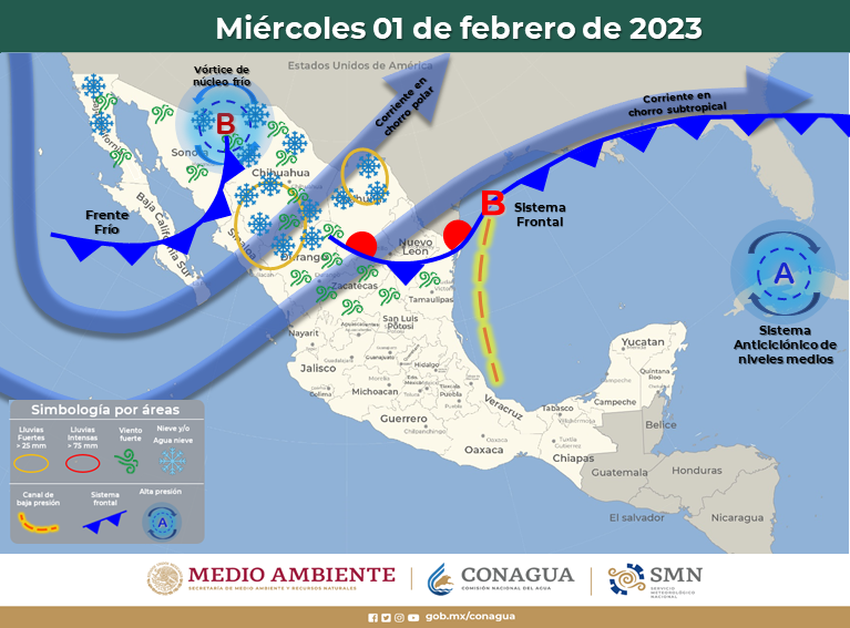 Lluvias aisladas se esperan para las zonas centro y norte de Sinaloa durante la mañana de este lunes