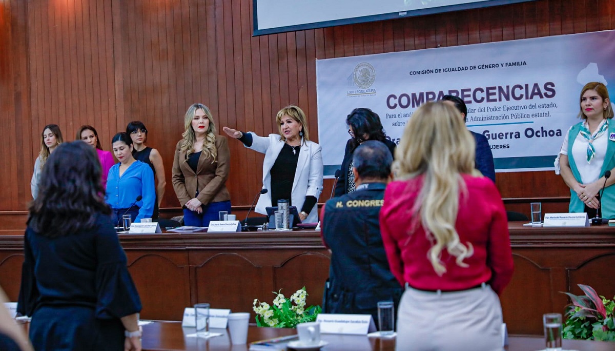 Se gobierna con la inclusión, tenemos un equipo plural: Tere Guerra durante comparecencia ante el Congreso