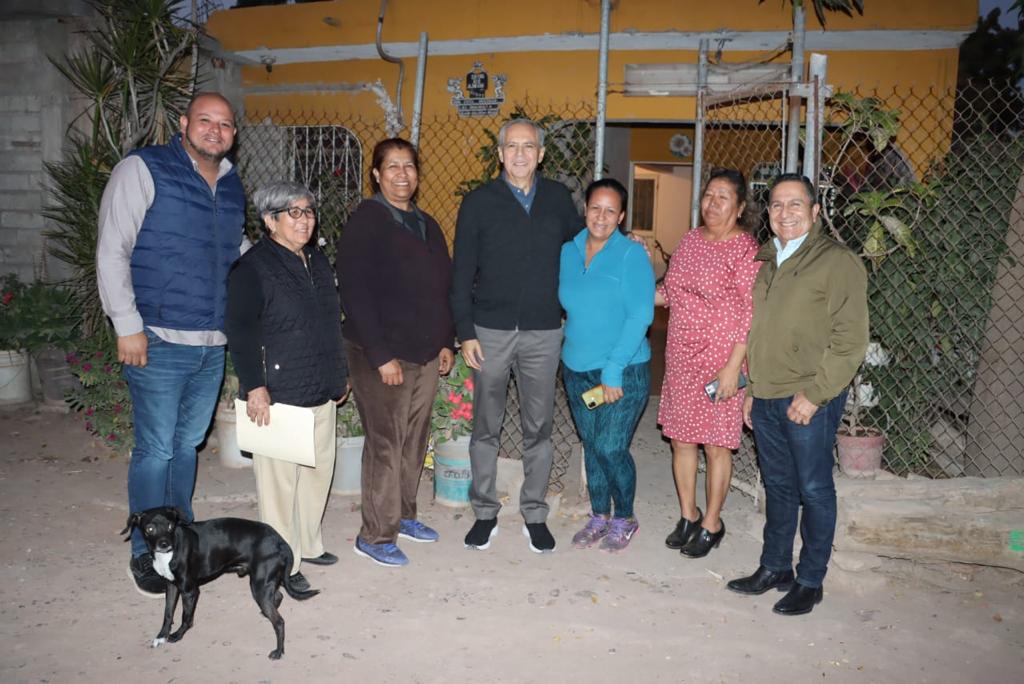 Alcalde de Ahome realiza recorrido de supervisión en obras de pavimentación