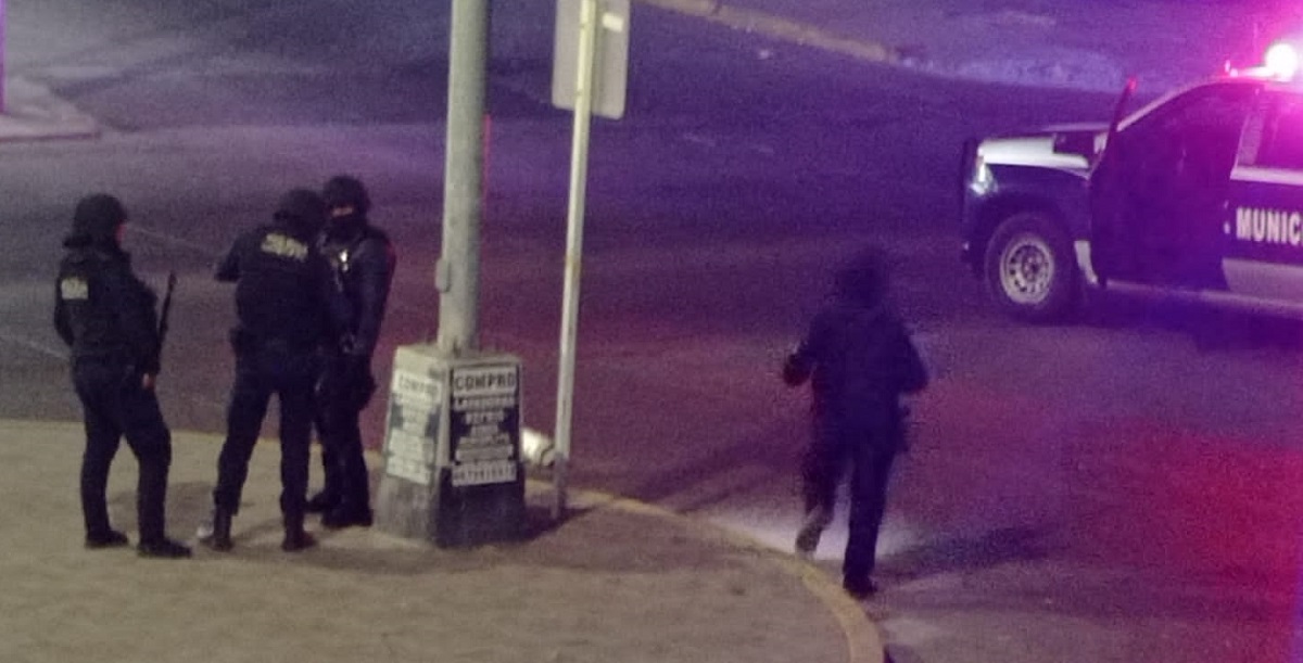 Burlan operativo policiaco en Culiacán; tirotean cámaras de videovigilancia frente a la Cruz Roja de Leyva Solano