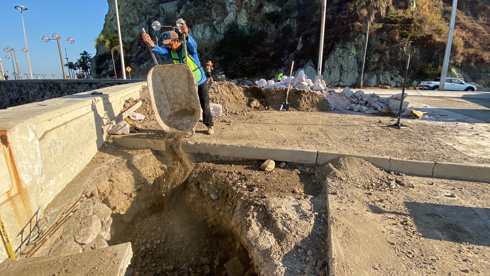 ¡Últimos detalles! Presenta avance del 75% reparación del socavón del paseo Claussen