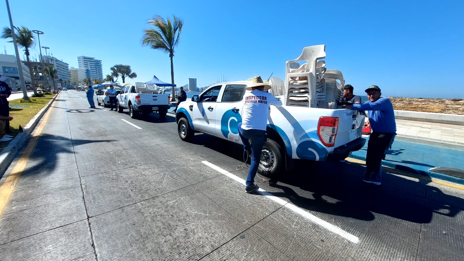 Hicieron caso omiso, decomisan más de 250 sillas que se rentaban para segundo desfile carnavalero de Mazatlán