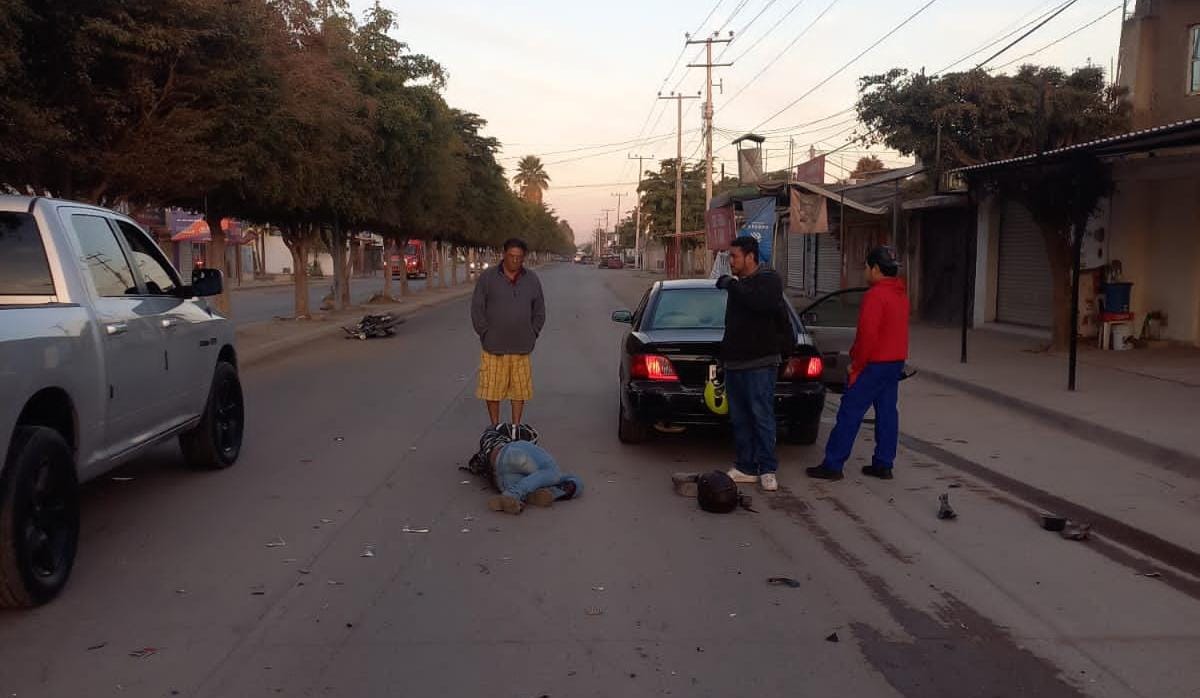 Accidentes de moto representan el 80 por ciento de atenciones de Cruz Roja Guasave
