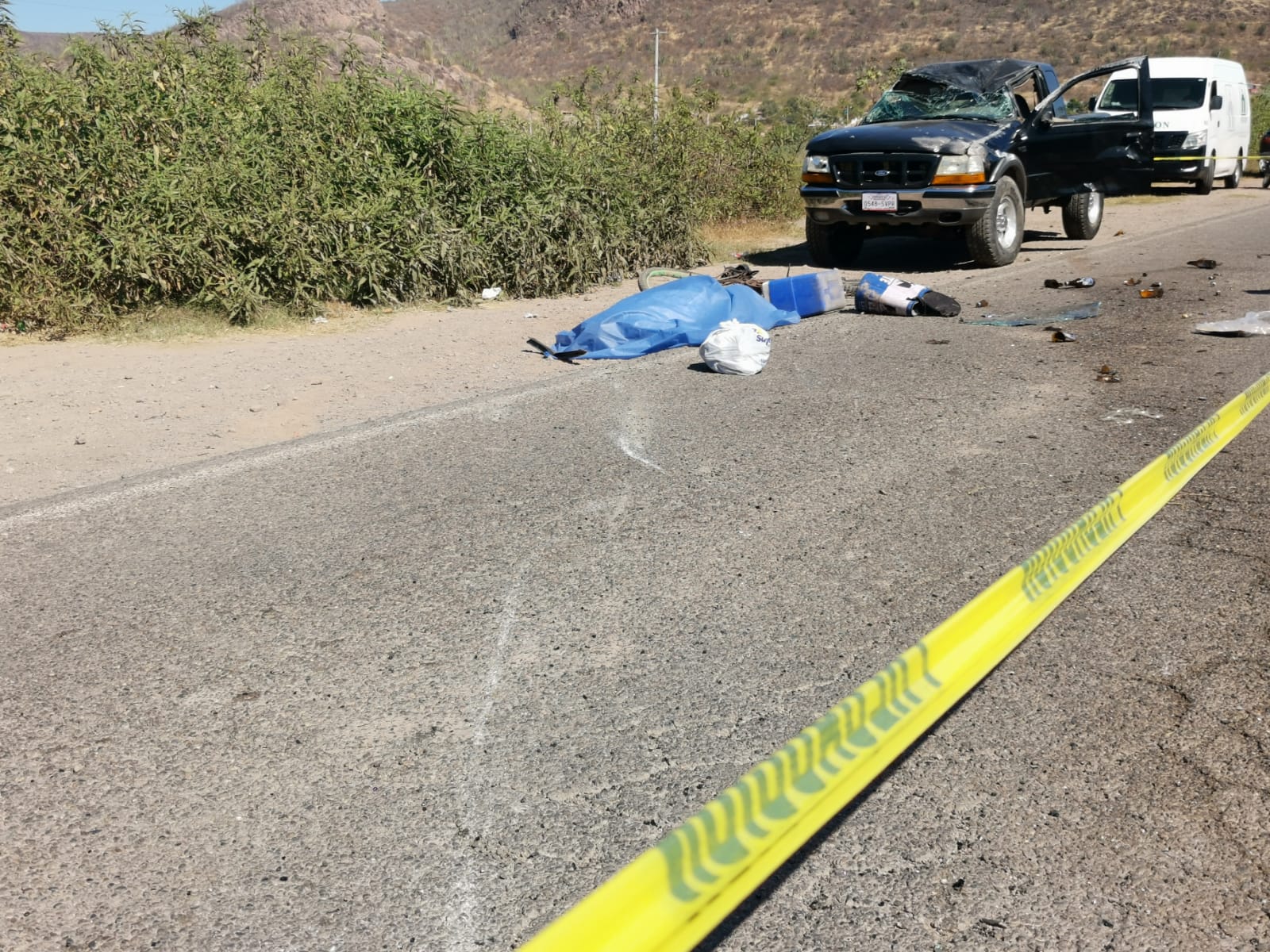 Adulto mayor muere luego de ser atropellado en la carretera estatal Mochis-El Guayabo
