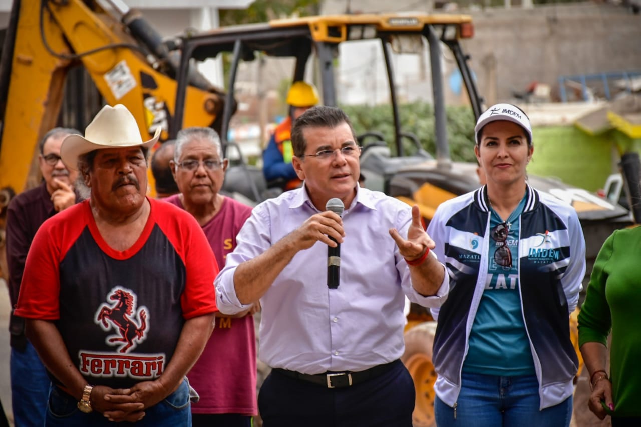 Con pavimentación en la colonia Díaz Ordaz arranca paquete de obras 2023 en Mazatlán