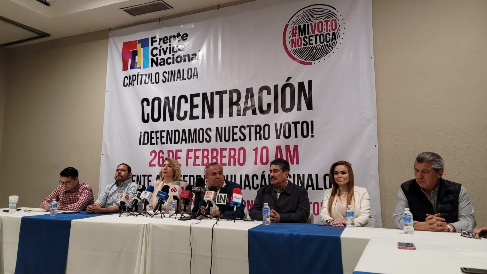 Frente Cívico Nacional y partidos de oposición convocan a concentración en contra de las reformas electorales