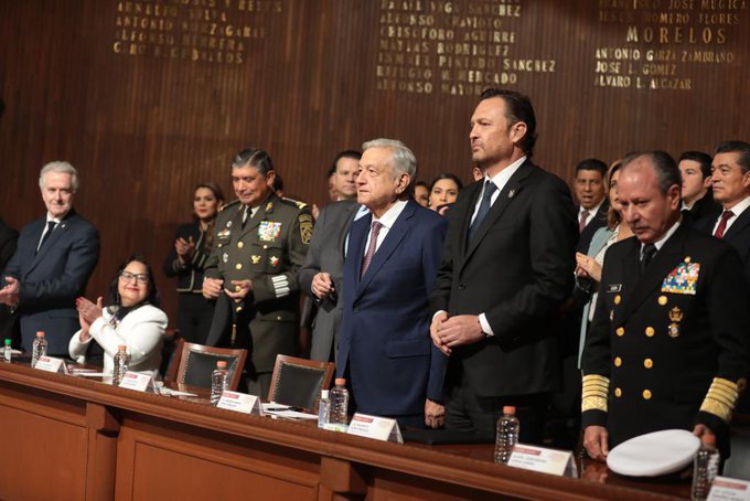 Enorgullece a López Obrador lo que representa que Norma Piña, presidenta de la SCJN, no se parara en evento