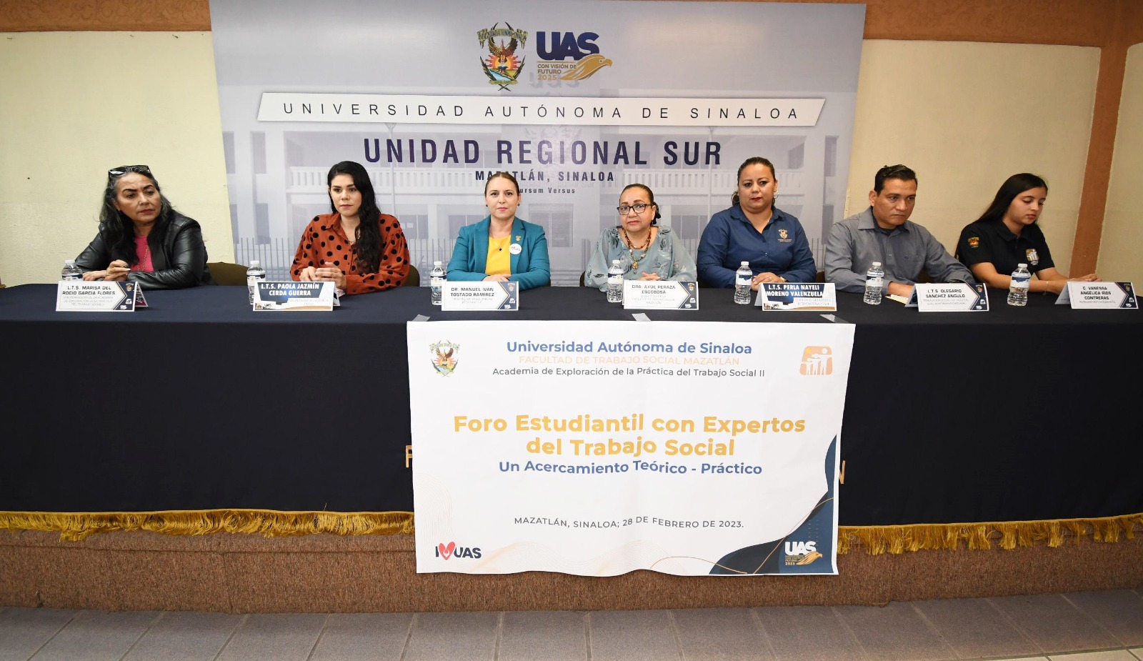 Organizan Foro Estudiantil con expertos del Trabajo Social en la UAS de Mazatlán