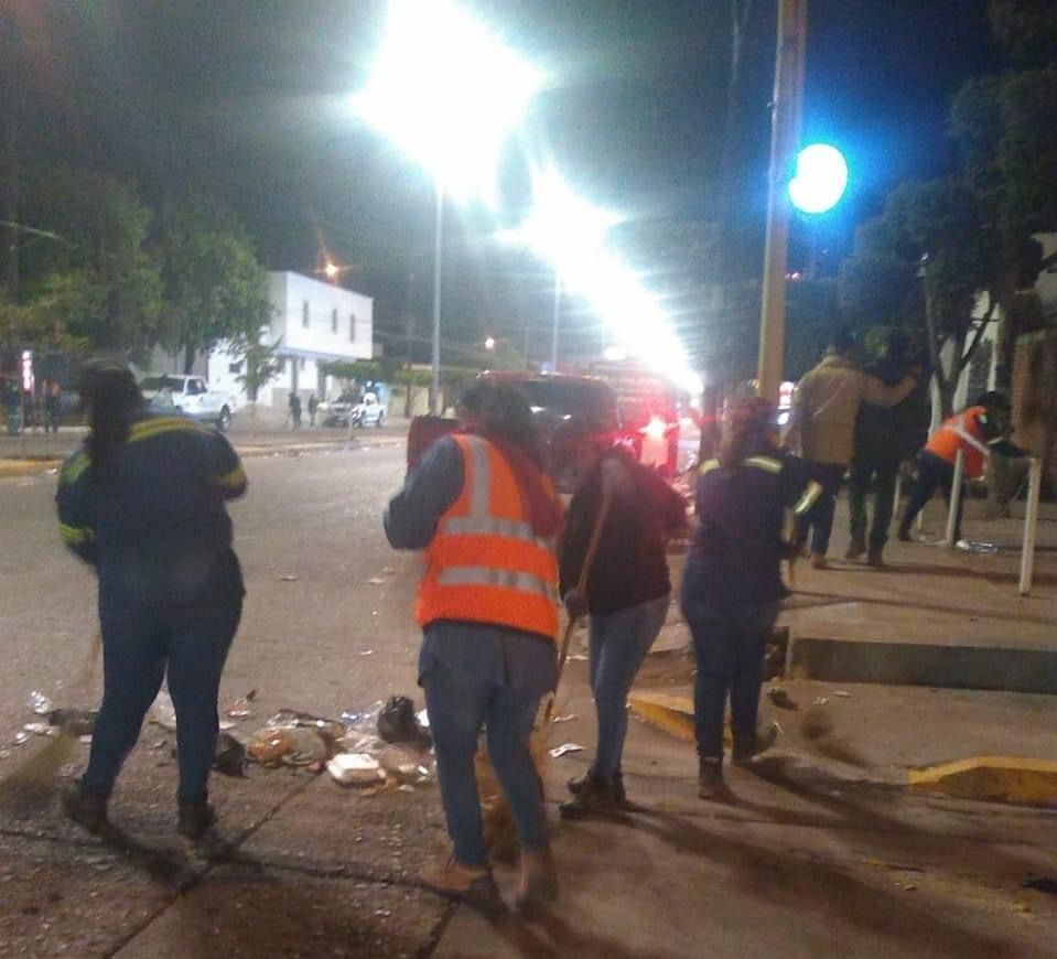 Personal de Aseo y Limpia modifica sus horarios para dejar en buenas condiciones las áreas públicas después del Carnaval