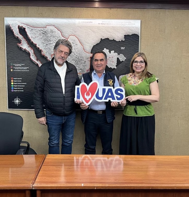 Rector busca fortalecer a la UAS en conjunto con la SEP federal