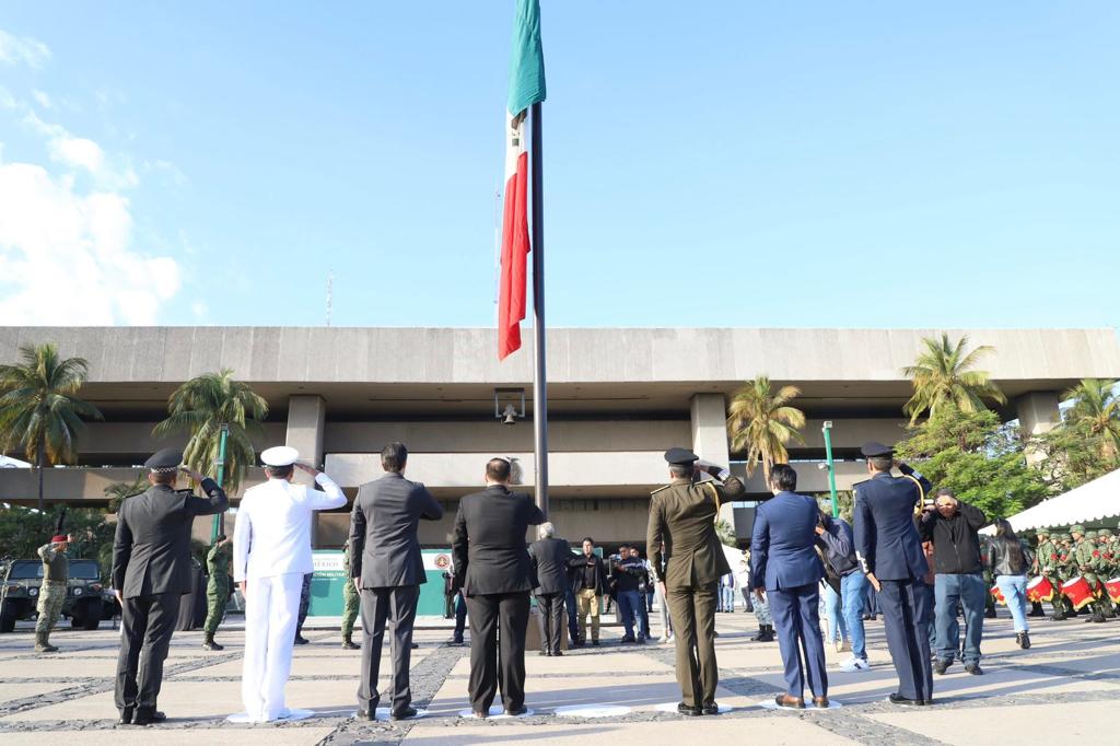 Rubén Rocha encabeza conmemoración del 110 aniversario del Ejército Mexicano