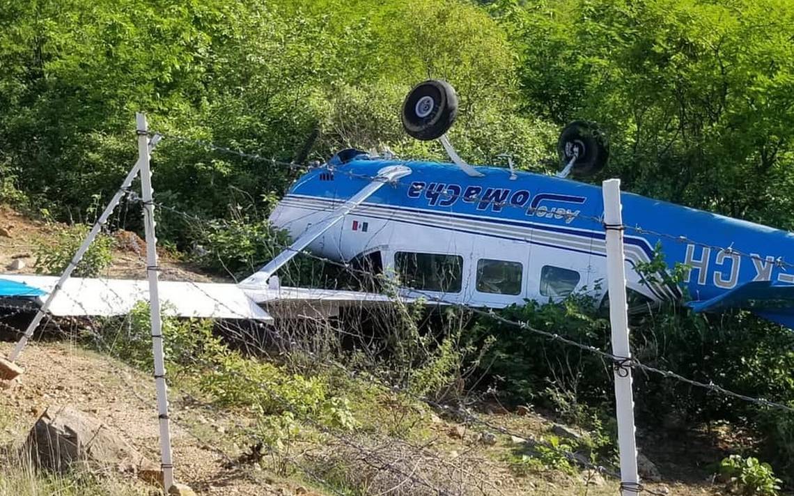 Se desploma avioneta en Morelos; reportan dos personas muertas