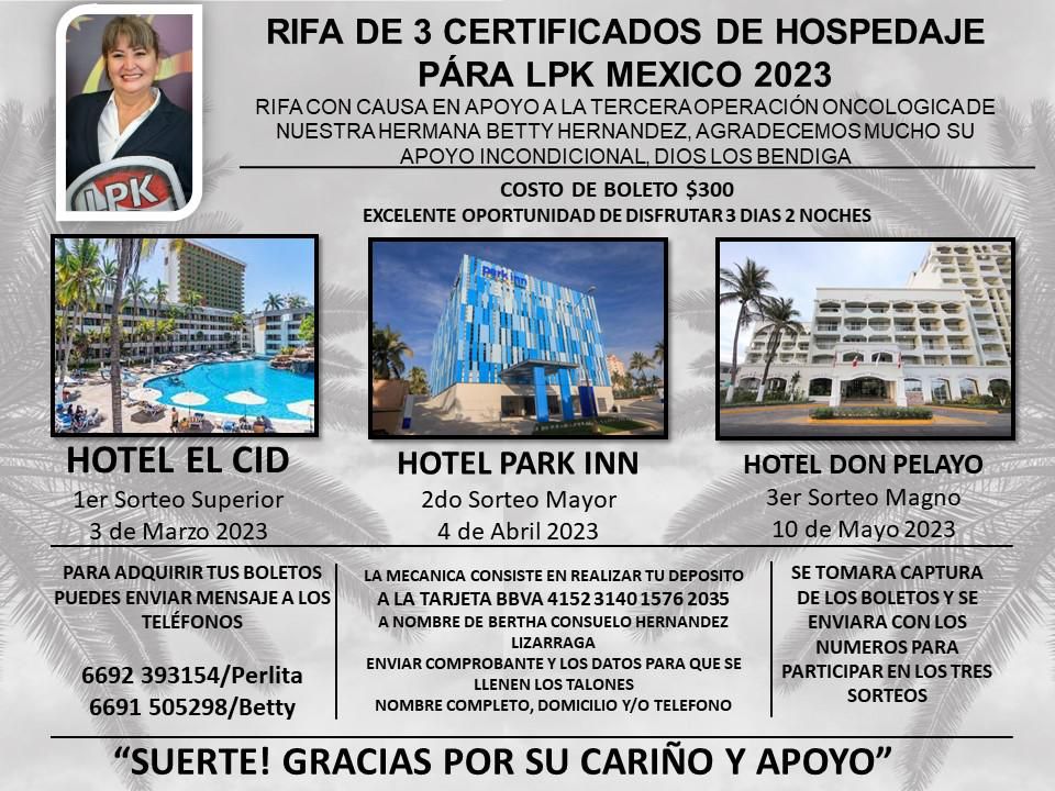 Súmate a la rifa con causa para la tercera operación oncológica de Betty Hernández