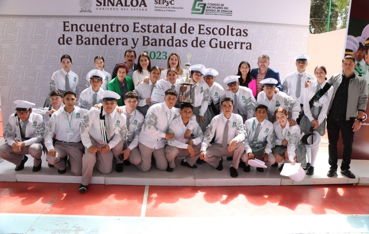 Realizan&nbsp;encuentro estatal de Escoltas y Bandas de Guerra Cobaes 2023