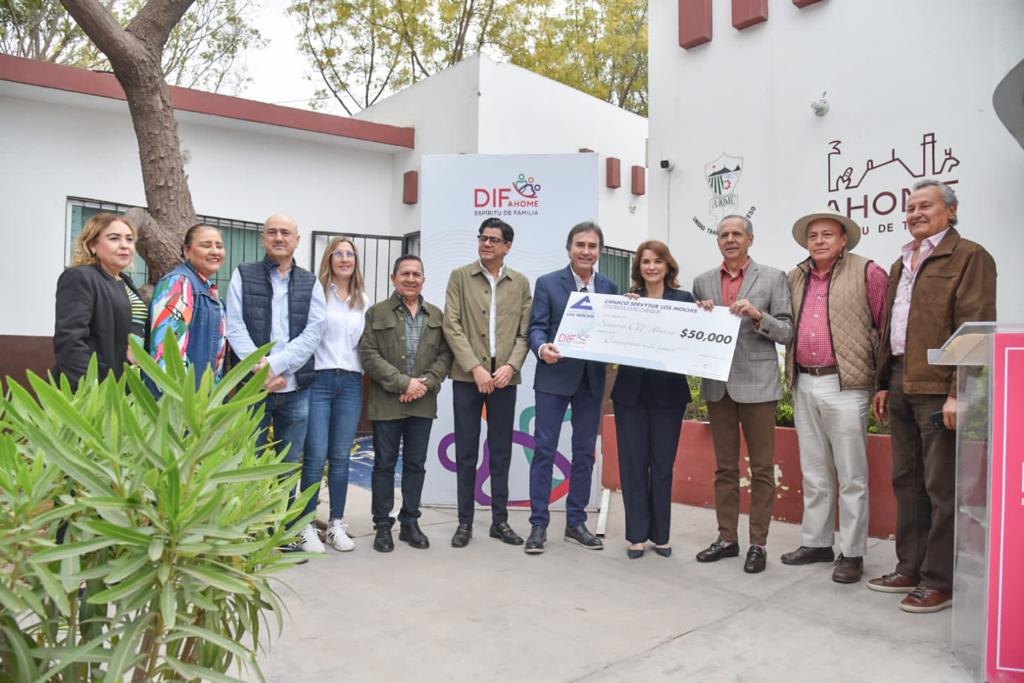 Recibe DIF Ahome donativo de 50 mil pesos de Canaco para remodelar la UBR Los Laureles